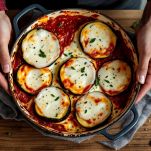 teglia con parmigiana di pesce spada