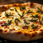 Pizza bianca in forno