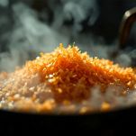 L'aggiunta dei fiocchi di tonno