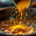 spezie nella mostarda di frutta