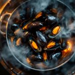 L'apertura delle cozze