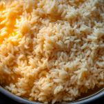 Il riso e il liquido delle cozze