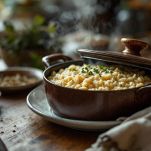 La mantecatura del risotto
