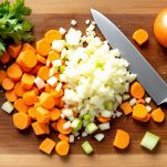 Base per il risotto rosso alla barbabietola