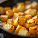 Salsiccia e patate in padella