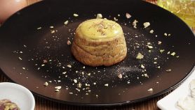 Sformato di zucca Delica e funghi in salsa al gorgonzola