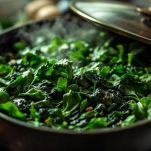 La cottura degli spinaci