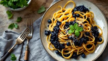 Tagliolini al nero di seppia