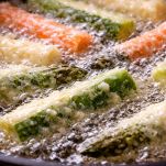 La frittura delle verdure