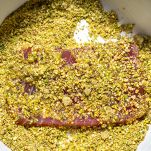 tonno in crosta di pistacchi