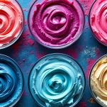 Cottura delle basi colorate