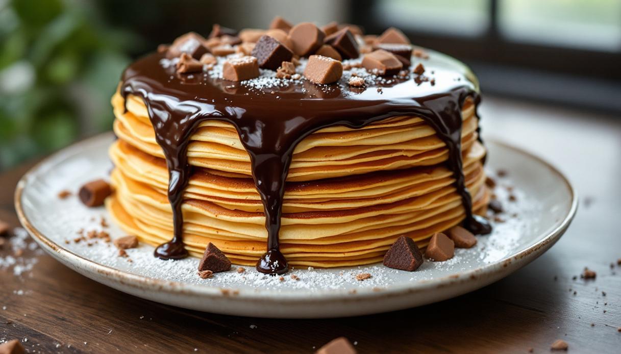 Torta di crêpes