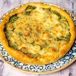 torta di zucchine e suoi fiori