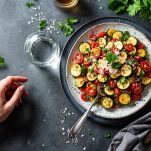 Zucchine al pomodoro pronte