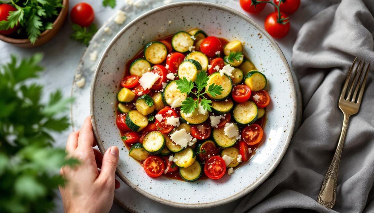 Zucchine al pomodoro