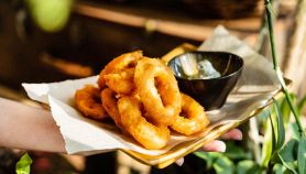 Anelli di cipolle al forno