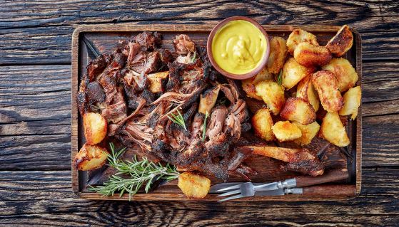 Agnello al forno con patate