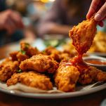 Servizio delle ali di pollo