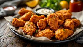 Ali di pollo fritte