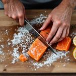 Affettatura del salmone