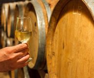 Bicchiere di Chambave Moscato Passito DOC