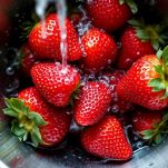 La preparazione delle fragole