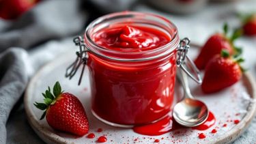 Salsa liscia e brillante perfetta per decorare dessert