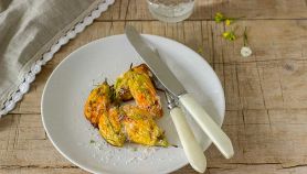 fiori di zucca a vapore