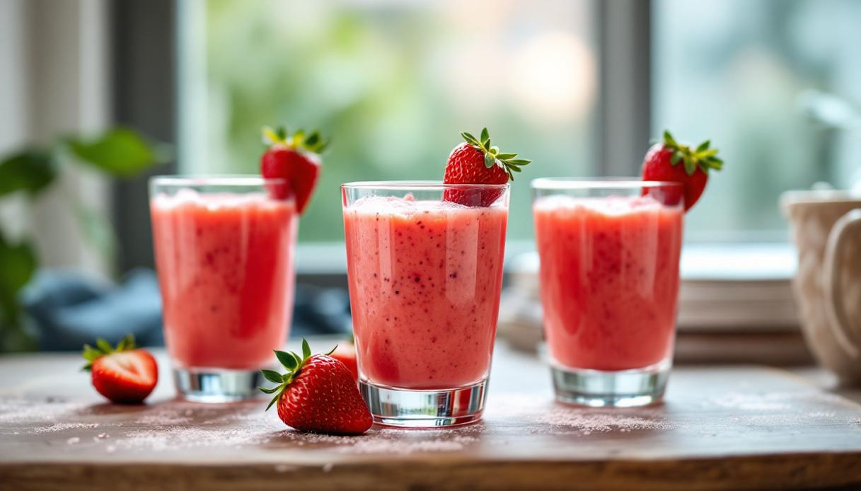 Frullato di fragole