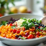 Insalata Waldorf pronta per essere servita.
