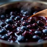 La cottura dei mirtilli
