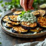 impiattamento melanzane alla scapece