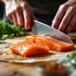 Lavorazione del salmone