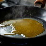 Preparazione della padella per la frittura