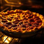 torta di noci pecan pie in forno