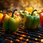 Peperoni sulla griglia