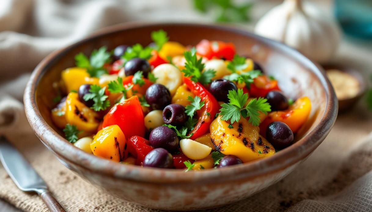 Peperoni alla griglia