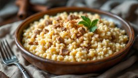 impiattamento risotto all'isolana