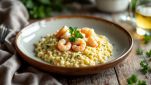 Risotto alla crema di scampi