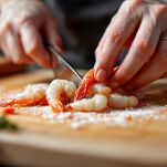 La pulizia dei gamberetti