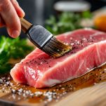 La preparazione dei filetti di tonno