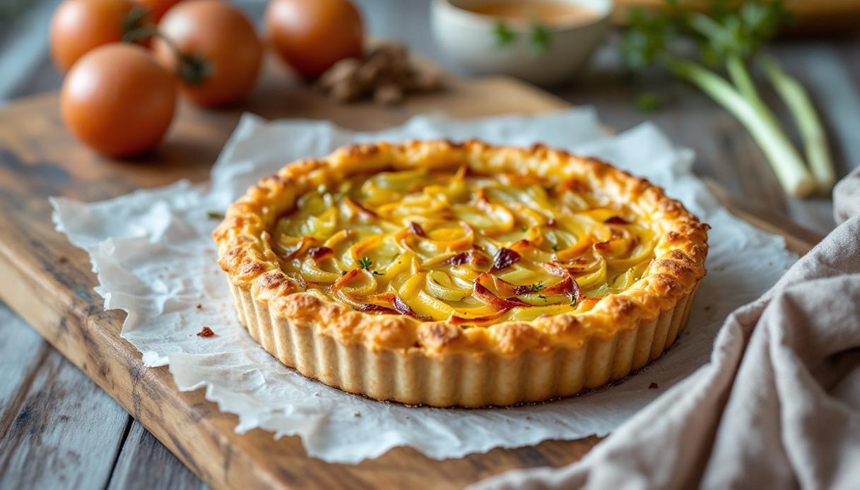 Torta salata di porri