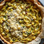 Il composto sulla pasta brisée