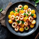 Totani e patate: piatto pronto