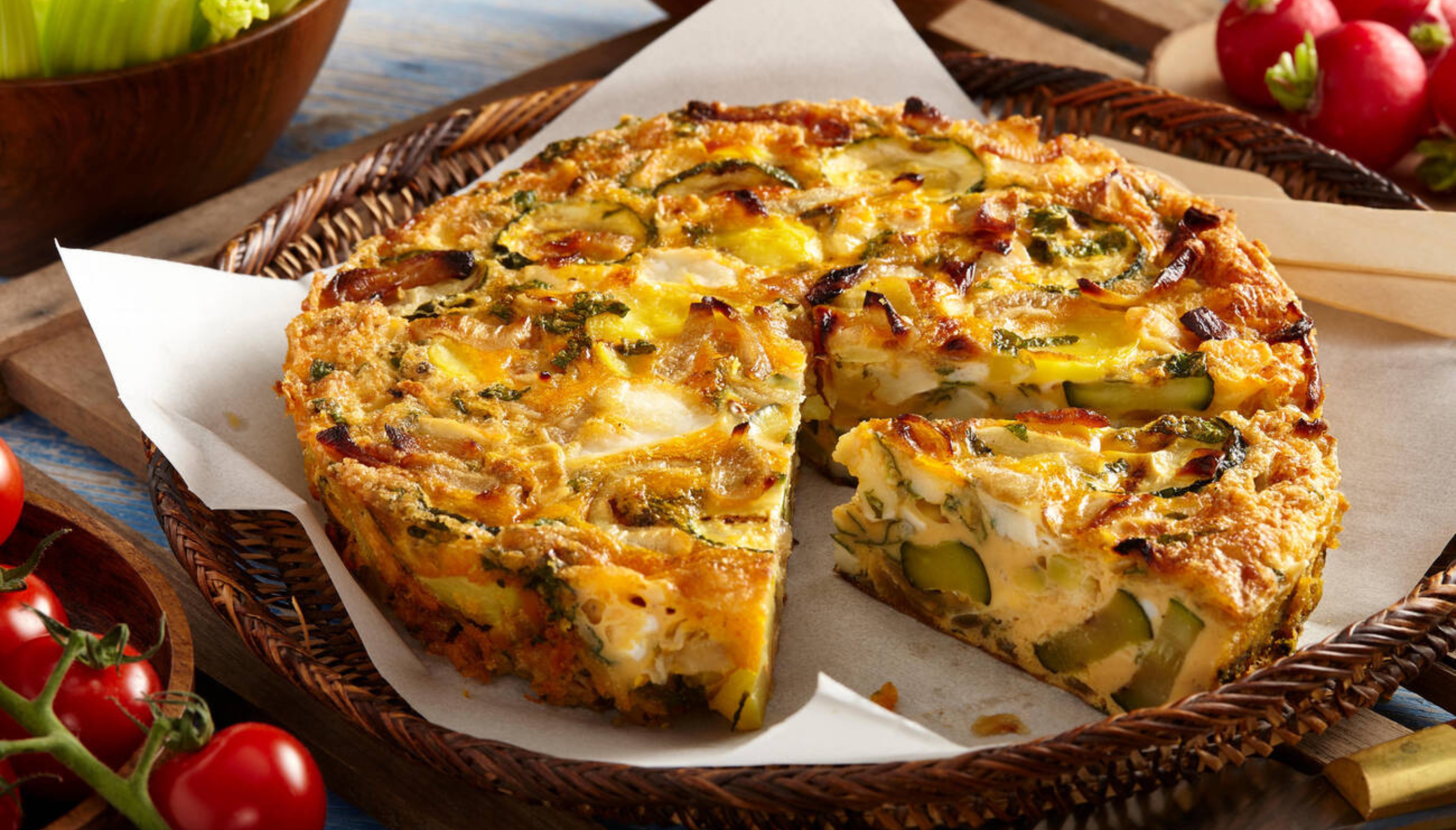 Frittata di zucchine in padella