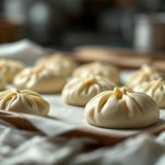 Baozi pronti per essere cotti
