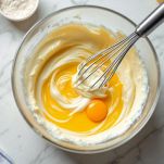 Uova nell'impasto dei biscotti al limone