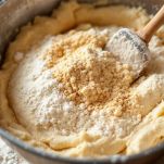 Farina e mele nel composto