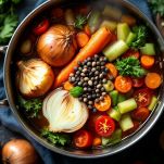 Spezie e odori per il brodo