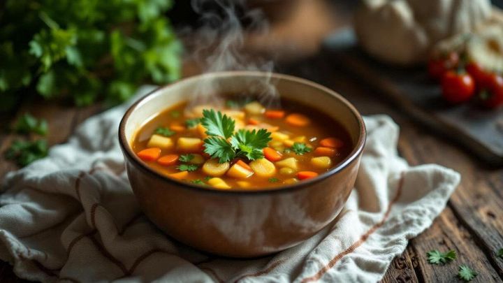 Brodo vegetale fatto in casa